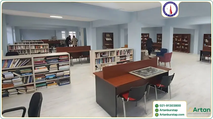 امکانات کتابخانه دانشگاه دوملوپینار