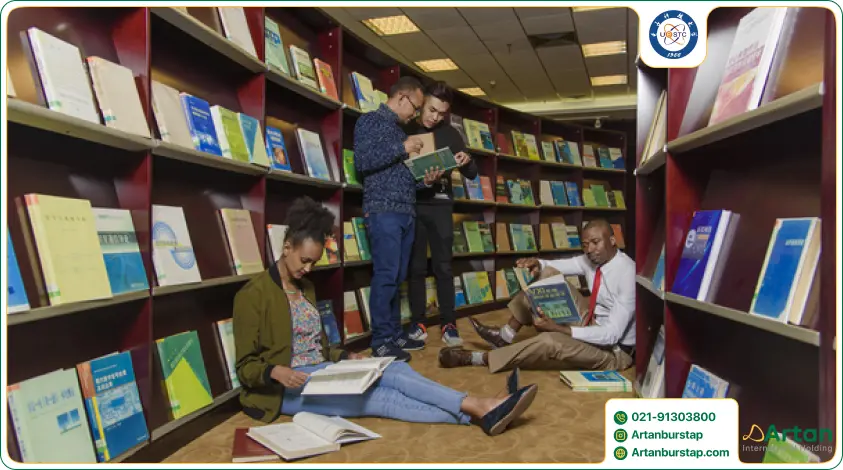 امکانات کتابخانه دانشگاه علوم و فناوری الکترونیک چنگدو