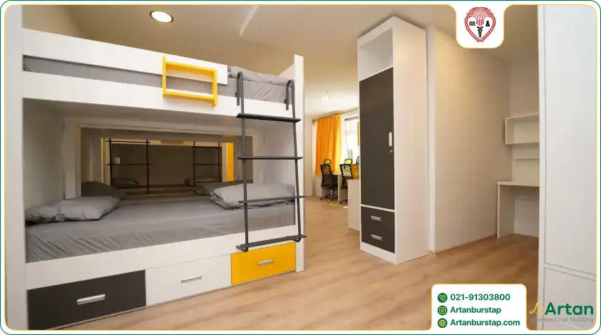 امکانات خوابگاه دانشگاه استانبول بیلیم ترکیه