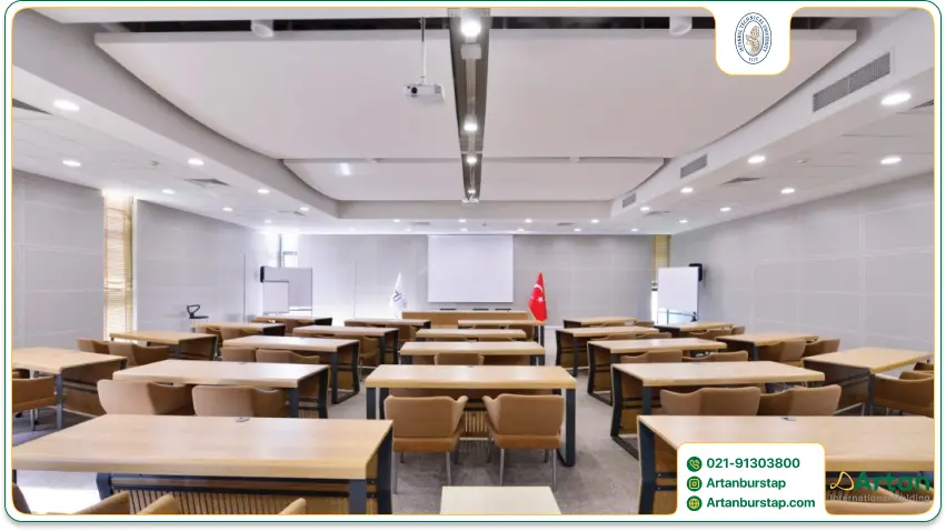 کلاس درس دانشگاه فنی استانبول ترکیه