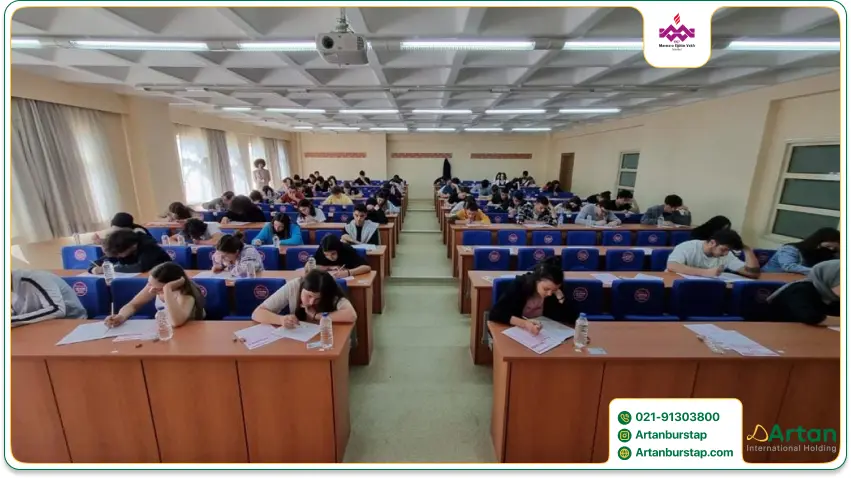 کلاس درس مقطع کارشناسی ارشد دانشگاه مال تپه