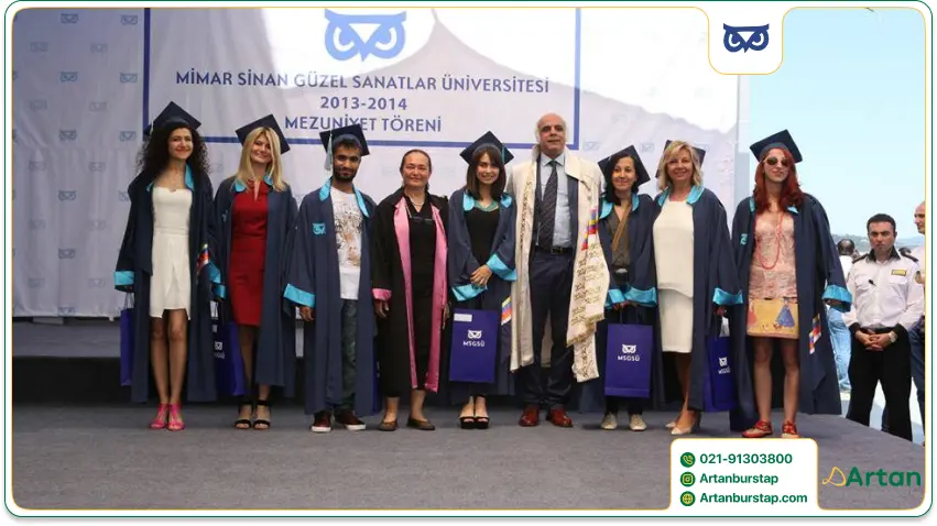 فارغ التحصیل دانشجویان کارشناسی ارشد دانشگاه معمار سینان