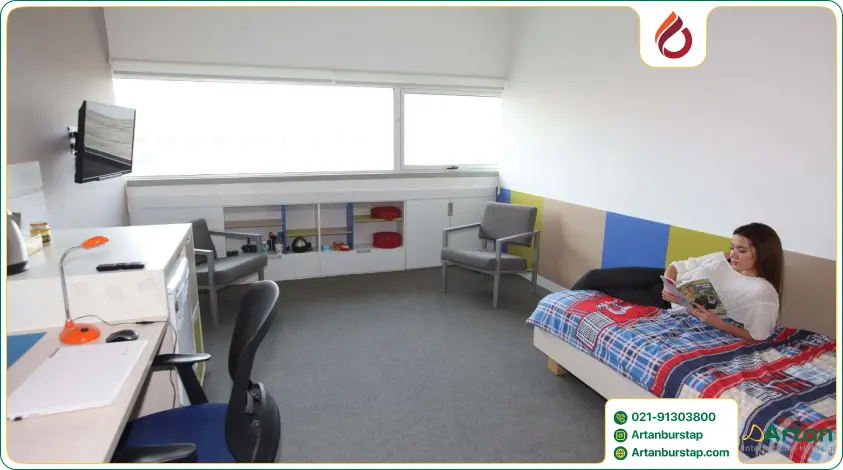 امکانات خوابگاه دانشگاه بین المللی قبرس شمالی