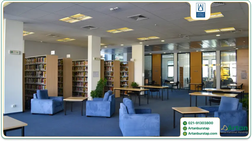 امکانات کتابخانه دانشگاه آمریکایی بلغارستان