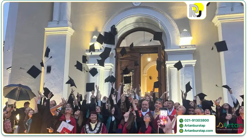 جشن فارغ التحصیان دانشجویان بورسیه دانشگاه آنجل کانچف بلغارستان