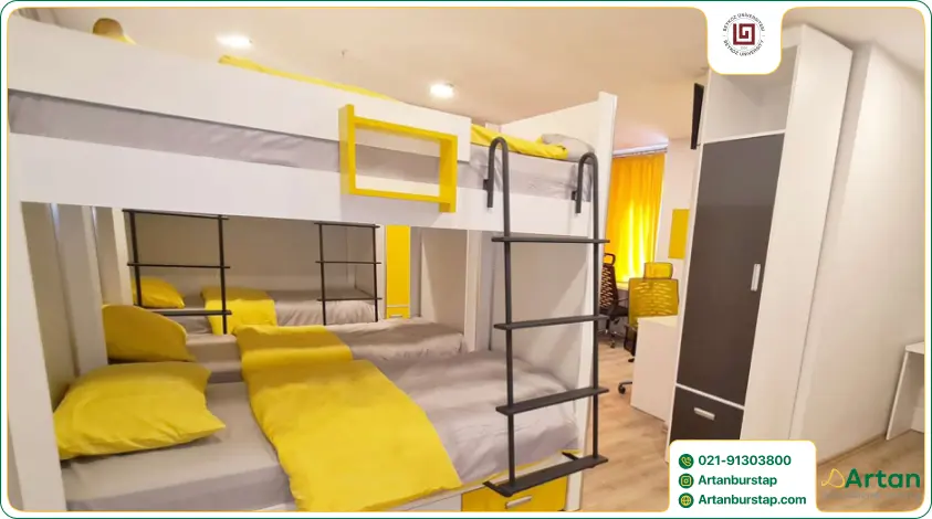 امکانات خوابگاه دانشگاه بیکوز استانبول