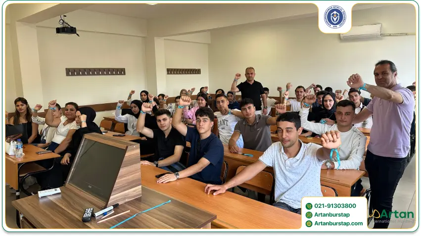 دانشجویان بورسیه دانشگاه استقلال قهرمان مرعش