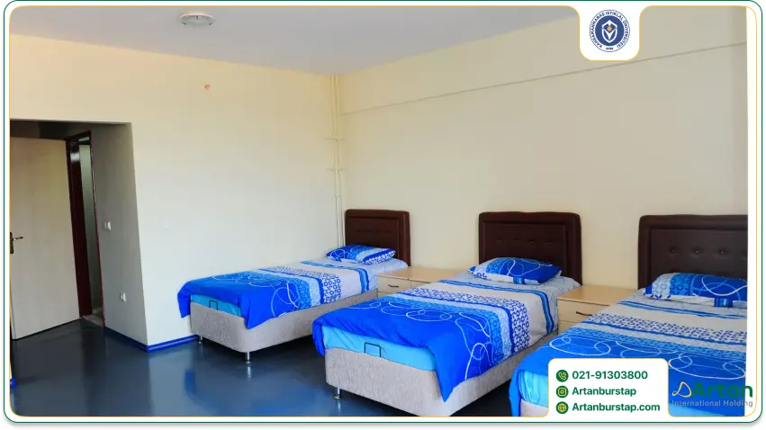 امکانات خوابگاه دانشگاه قهرمان مرعش آنکارا