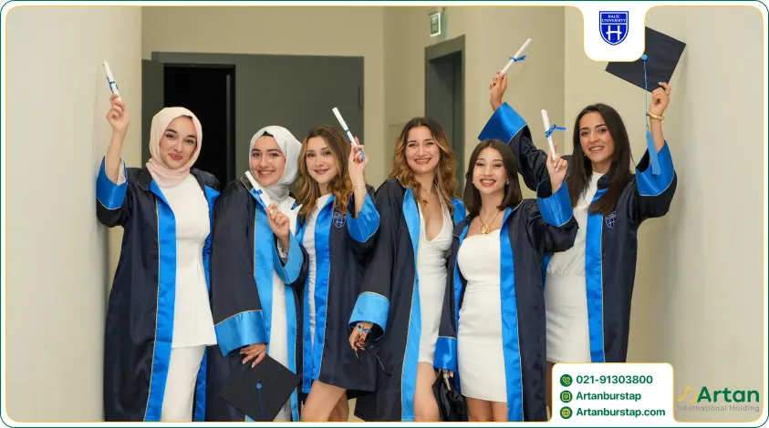 فارق التحصیلی دانشجویان کارشناسی دانشگاه هالیچ استانبول