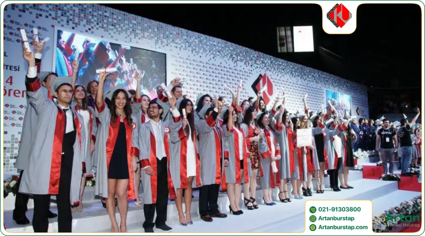 جشن فارغ التحصیلی دانشجویان بورسیه دانشگاه کولتور استانبول