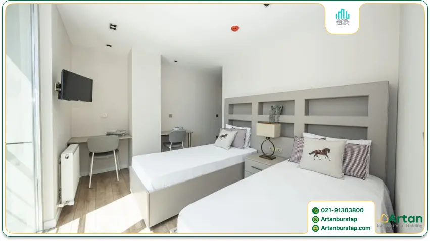 امکانات خوابگاه دانشگاه مدنیت ترکیه