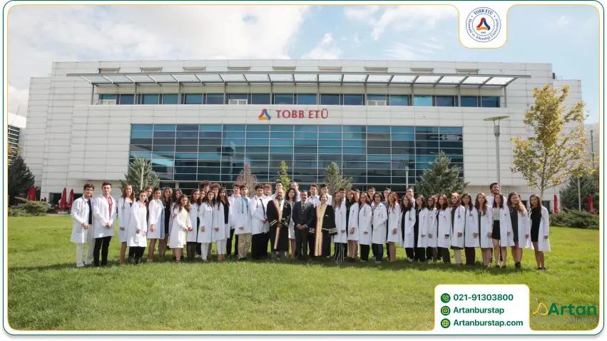 دانشجویان رشته پزشکی دانشگاه اقتصاد و تکنولوژی TOBB
