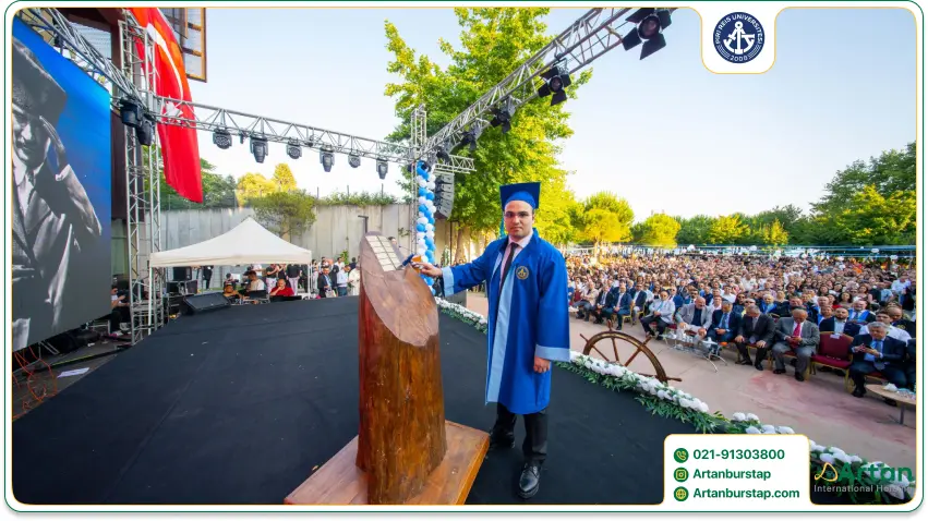 فارغ التحصیلی دانشجویان دکتری دانشگاه پیری رئیس