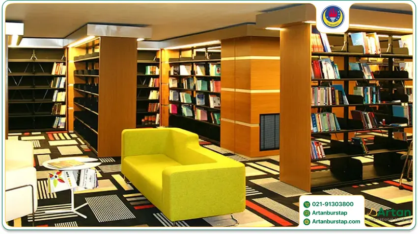 امکانات کتابخانه دانشگاه تد ترکیه