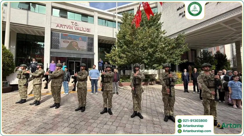 محیط دانشگاه آرتوین ترکیه