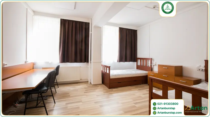 امکانات خوابگاه دانشگاه آرتوین چوروه