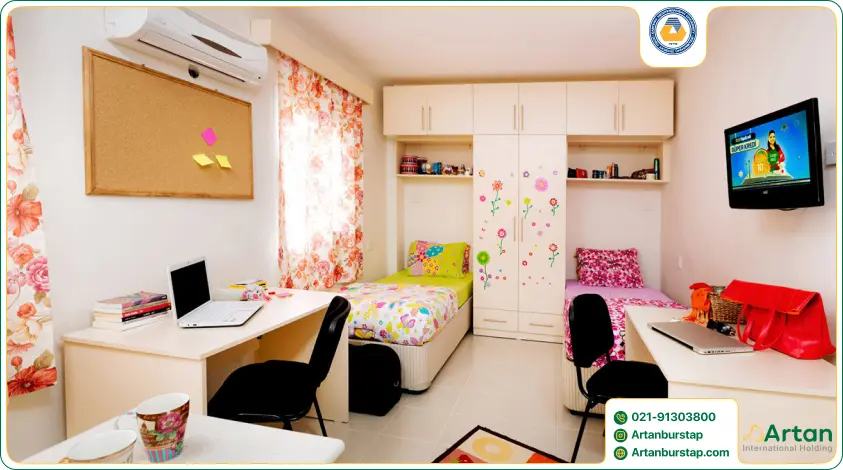 امکانات خوابگاه دانشگاه مدیترانه شرقی ماگوسا