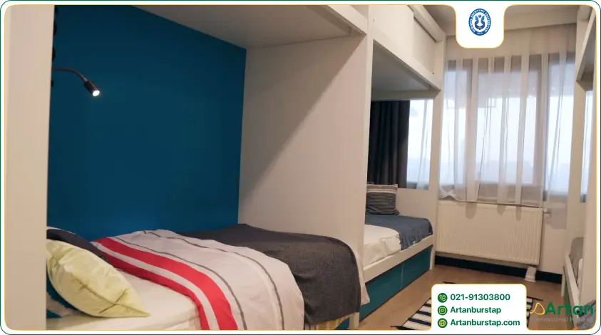 امکانات خوابگاه دانشگاه اسن یورت ترکیه