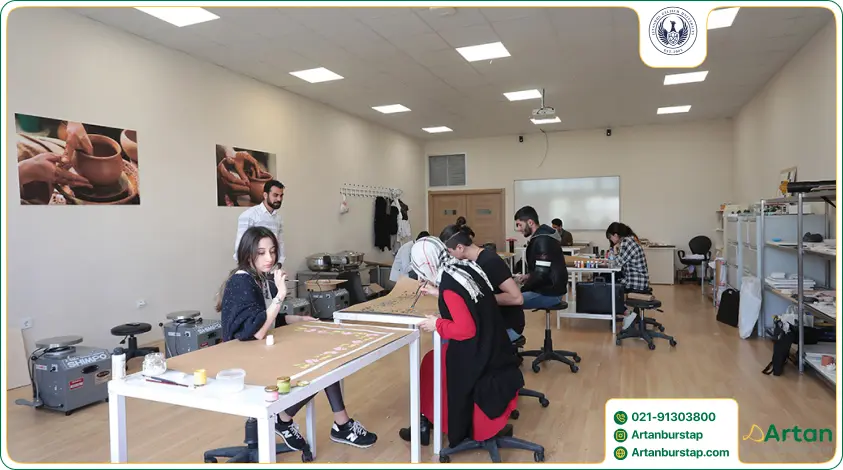 امکانات کارگاه های دانشگاه گلیشیم استانبول