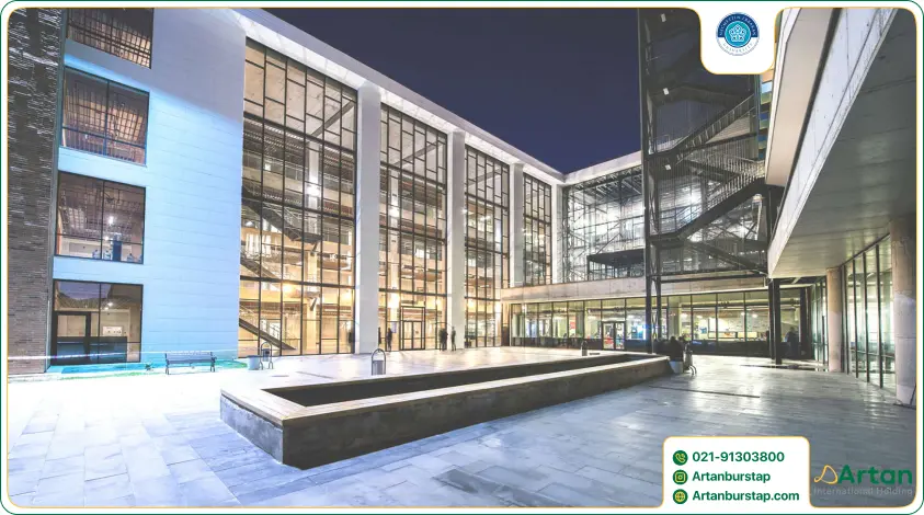 محیط ساختمان دانشگاه نجم الدین اربکان ترکیه