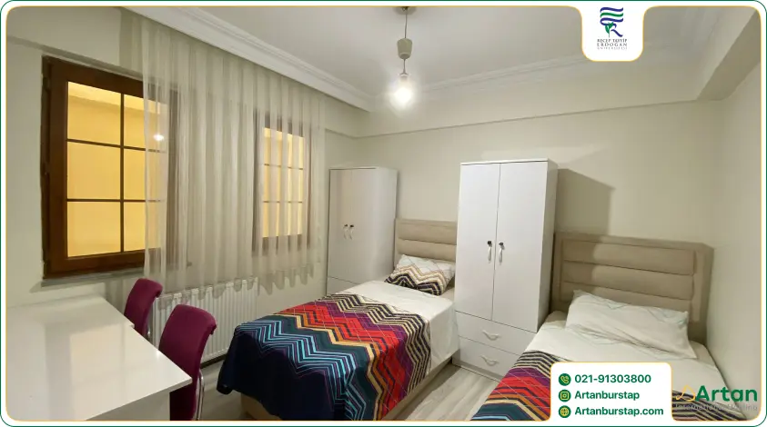 امکانات خوابگاه دانشگاه رجب طیب اردوغان ریزه