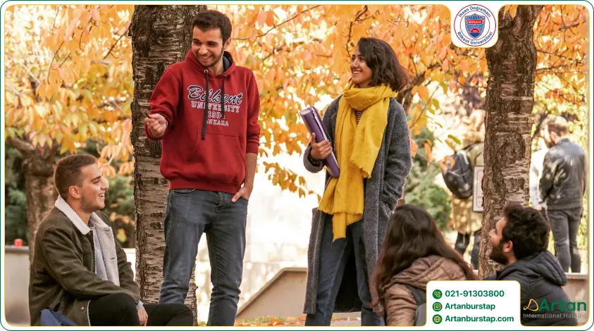 دانشجویان کارشناسی دانشگاه بیلکنت ترکیه